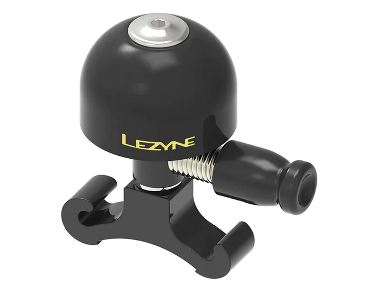 Lezyne Medium Classic Brass Bell (Black) (O-Ring Mount)